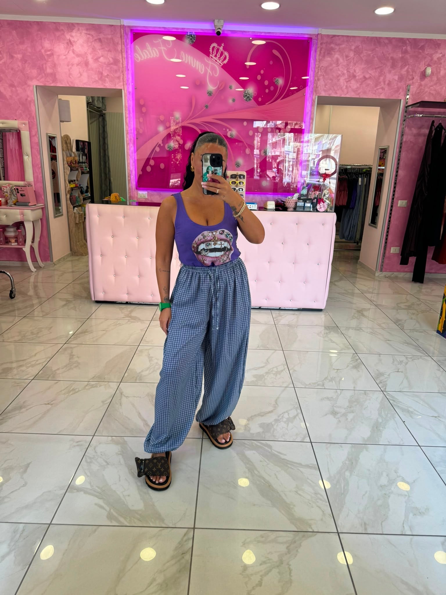 Pantalone Quadretti