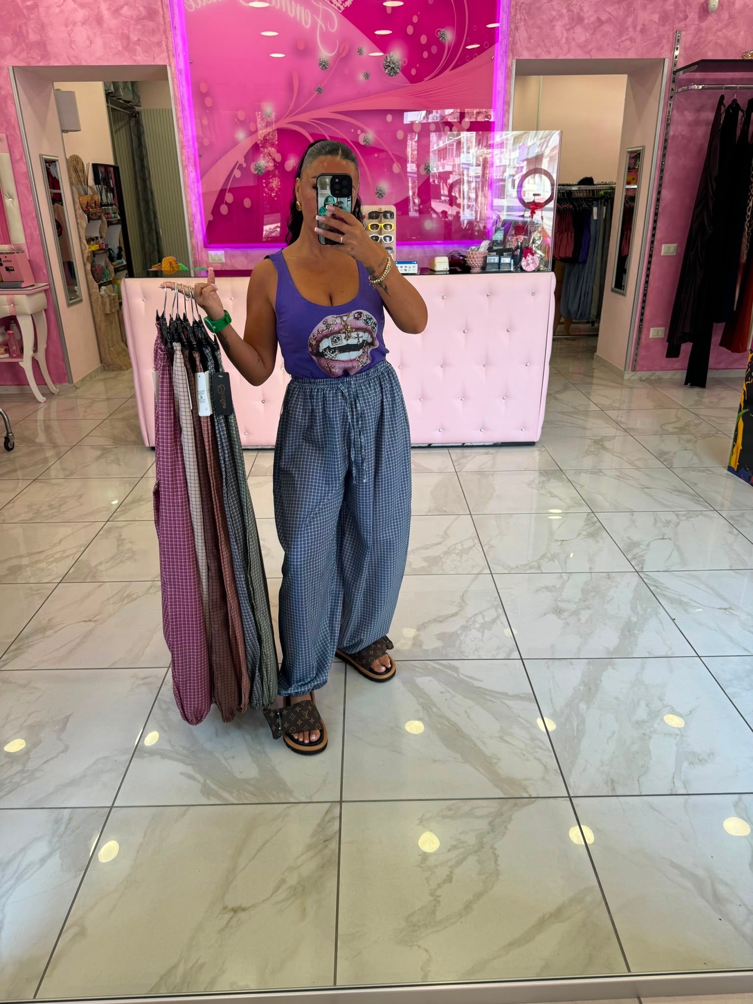 Pantalone Quadretti