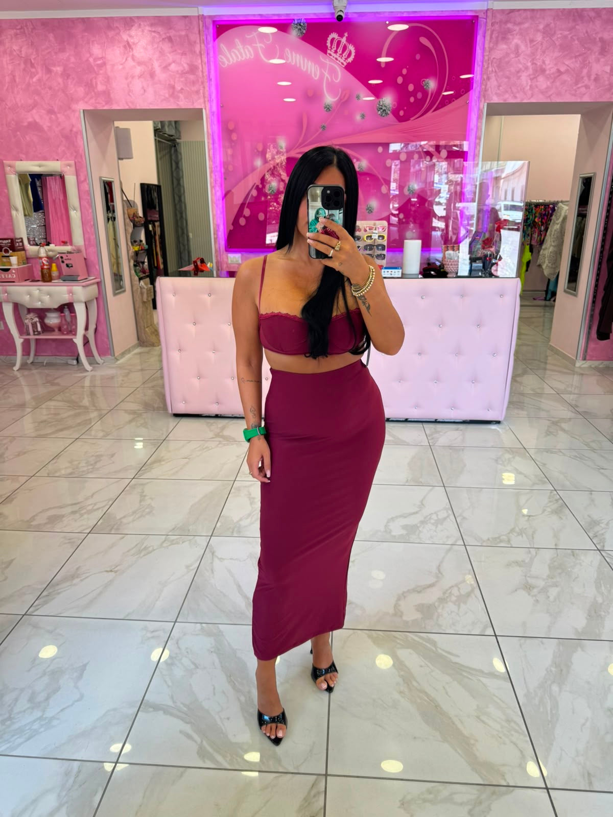 COORDINATO IN LYCRA 2 PEZZI