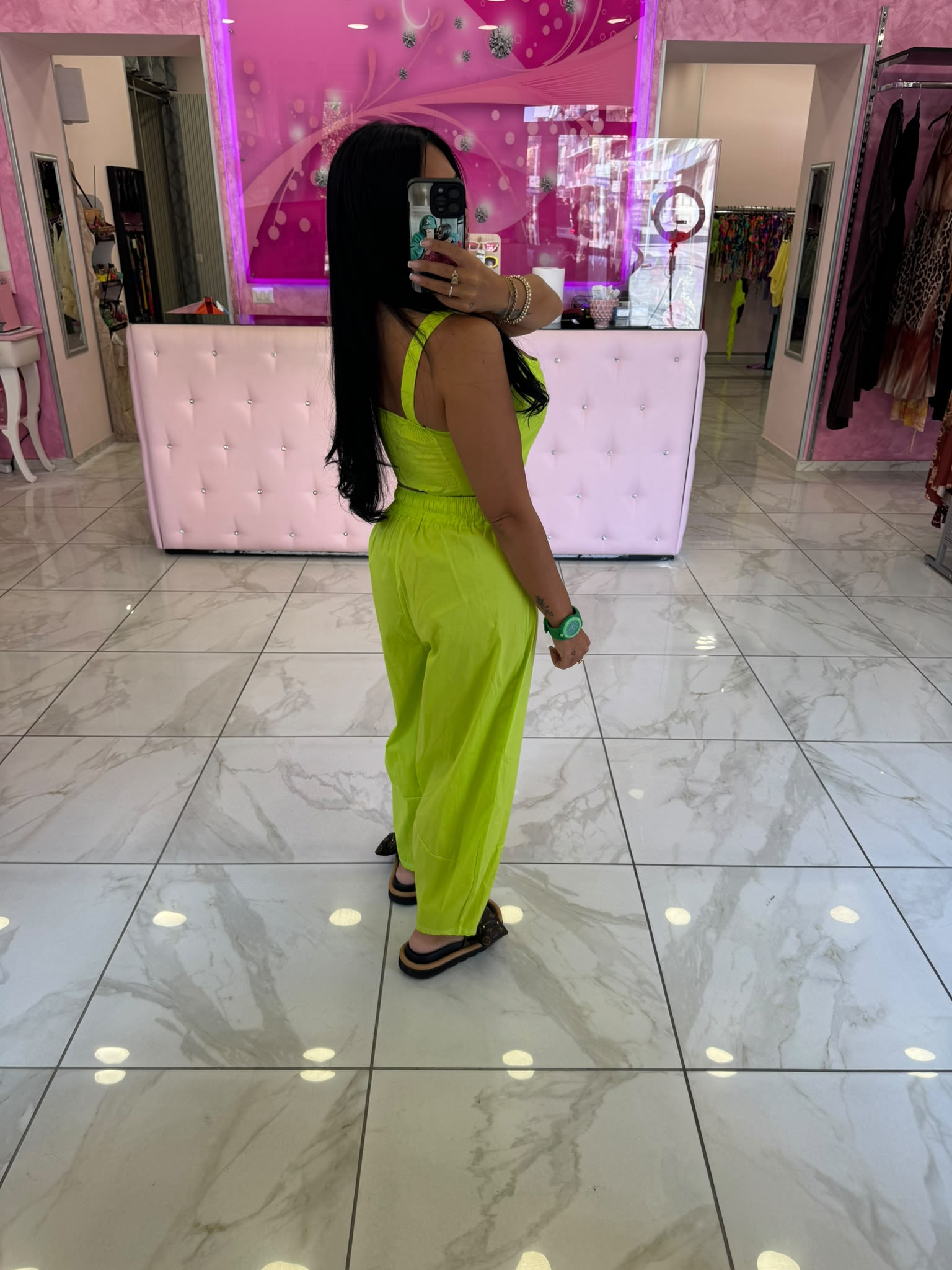 COORDINATO LIME FLUO